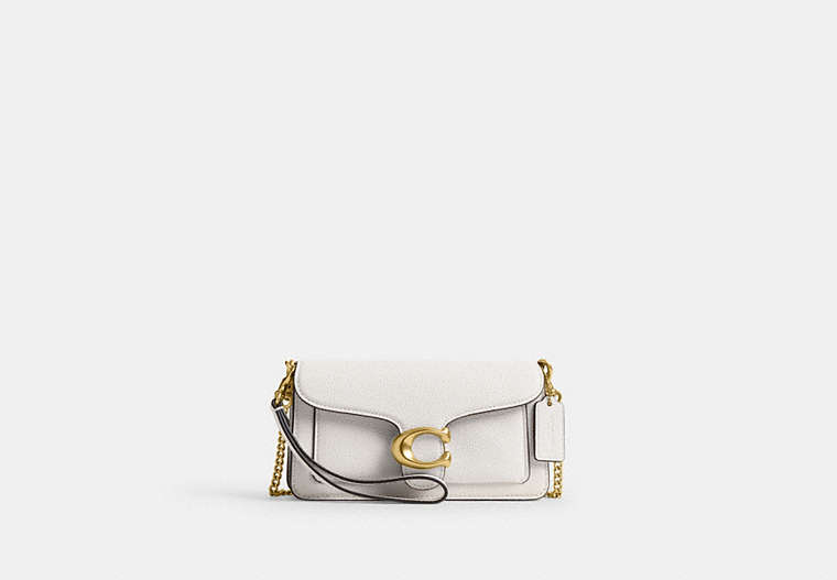 Coach Tabby Chain Crossbody Bag 19 in chalk leather