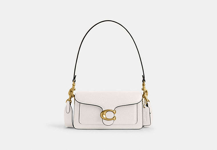 Coach Tabby Shoulder Bag 20 in chalk pebbled leather