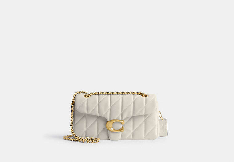Coach Tabby Shoulder Bag 26 with chalk pillow quilting